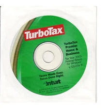 2003 Turbotax Premier Home & Business Federal Return Install CD