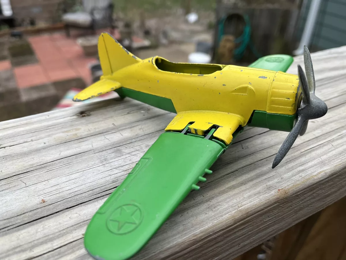 Hubley kiddie toy airplane w hotsell folding wings
