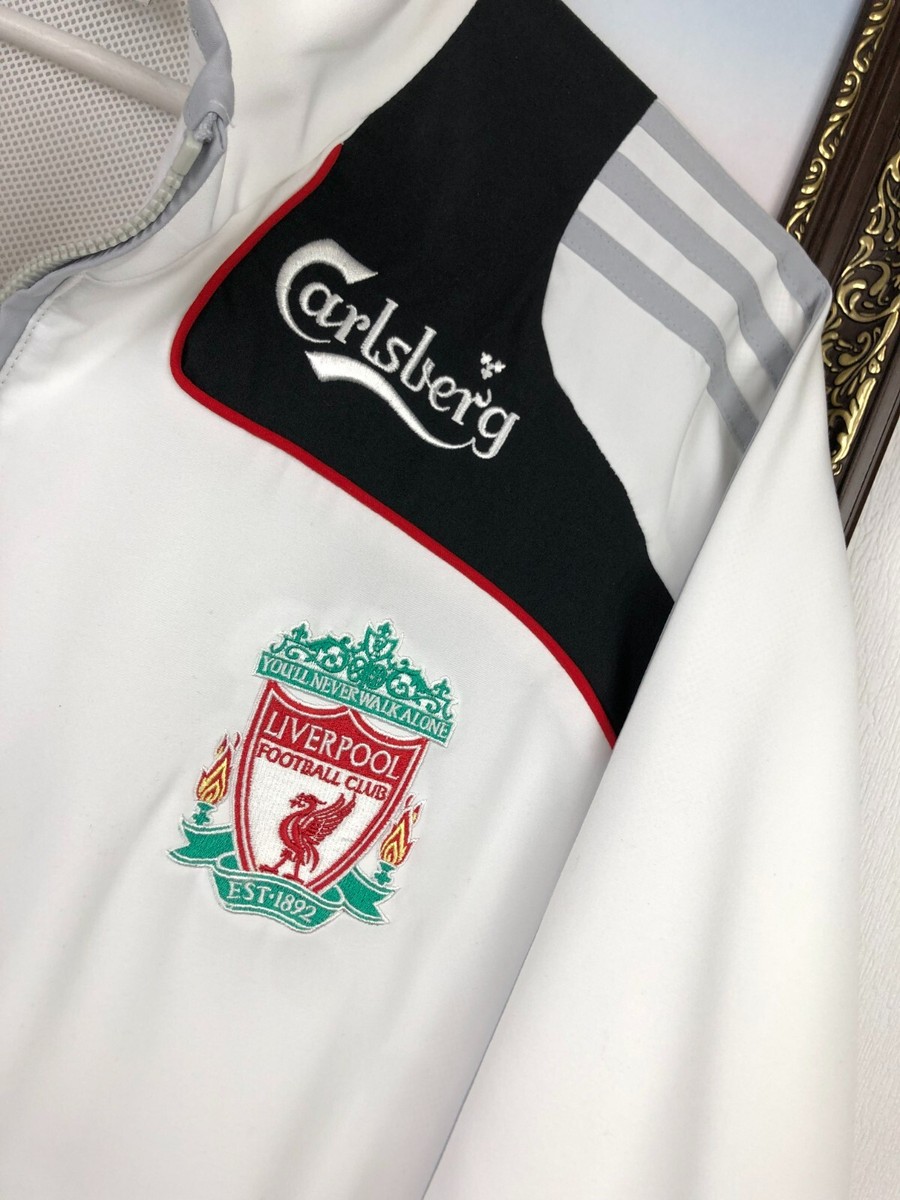 Vintage Adidas Liverpool Football Jacket Soccer Track Top Mens
