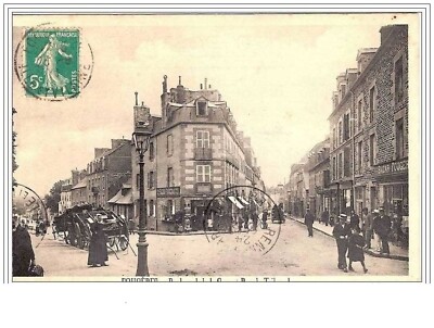 35 Fougères Boulevard De La Gare Et Rue Du Tribunal.