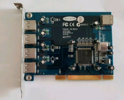 BELKIN F5U220 PCI REV:3 USB 2.0 5-PORT PCI CARD