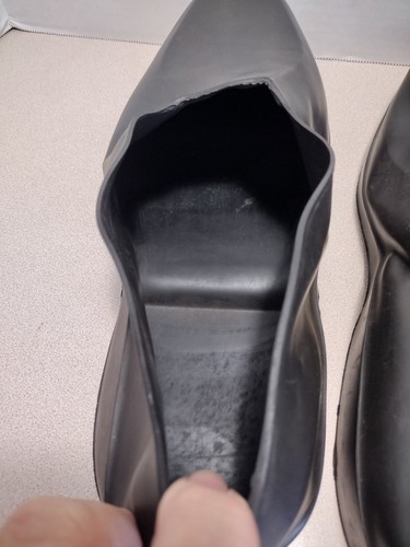 Totes Geometric Loafers Shoe Rubbers Overshoes Size XL (Men’s 13-14) Black - Picture 9 of 13