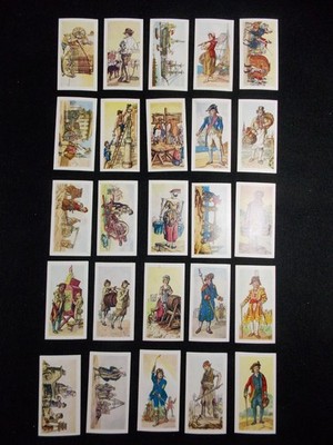 Lamberts Trade Cards Before Our Time 1962 Complete Set 25