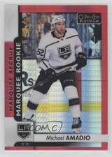 2017 O-Pee-Chee Platinum Marquee Rookies Red Prism /199 Michael Amadio #199 0y3
