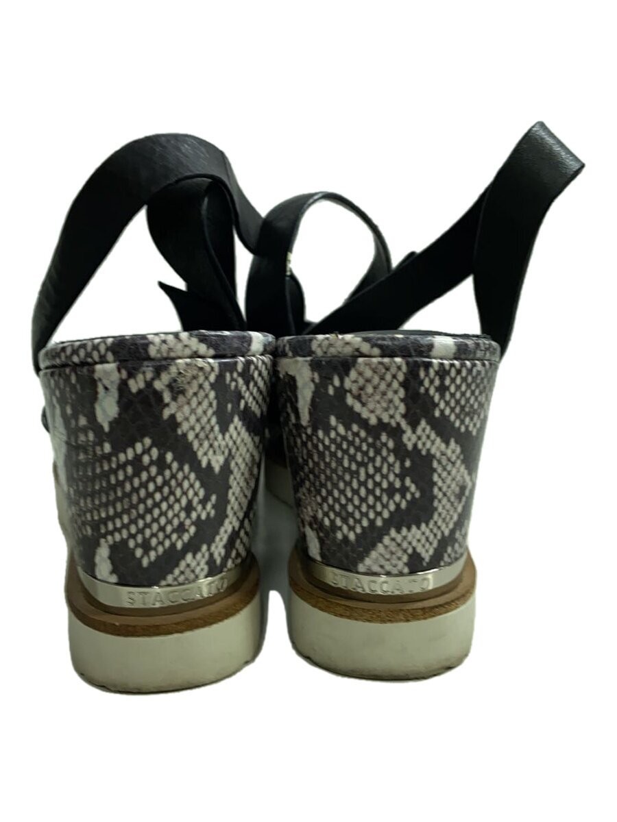 Staccato Python Pattern Thick Sole Sandals 24Cm B… - image 6