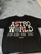 ASTROWORLD Travis Scott Wish You Were Here Authentic Black Men’s Sz XL T Shirt