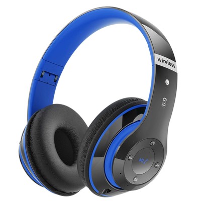 Bluetooth Headphones over Ear, 6S Foldable Wireless Headphones with 6 EQ Modes, 