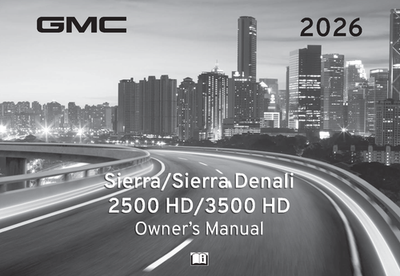 #ad 2026 GMC Sierra Denali 2500 3500 HD Owners Manual User Guide PRINTED HARD COPY $49.99