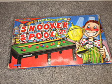 Chad Valley Championship Table Top Mini Pool Set Snooker & Pool 1998 vintage
