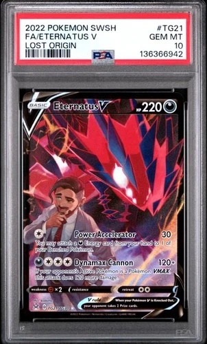 1999 Pokemon Eternatus V  - Lost Origin  - TG21/TG30 - PSA 10 Gem MT