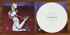 Ashnikko SIGNED WITH LYRICS Smoochies White Vinyl LP Beckett BAS COA Autograph