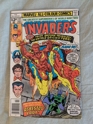 The Invaders #22 - 1997 (Origin of Toro) - MARVEL COMICS