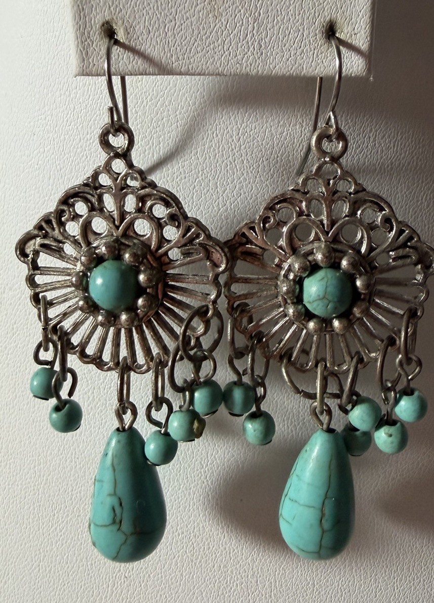 Multi-Strand Boho-Style Statement Necklace & Earr… - image 6