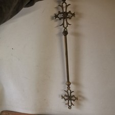Ancien Objet Religieux, Croix, En Laiton / Réf A 717