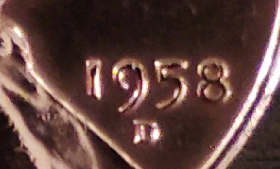 Lincoln Wheat Penny 1958 D error, DDO WE y ¡como nuevo! ¡Muy GRADABLE! ¡Raro! Foto 3 de 4