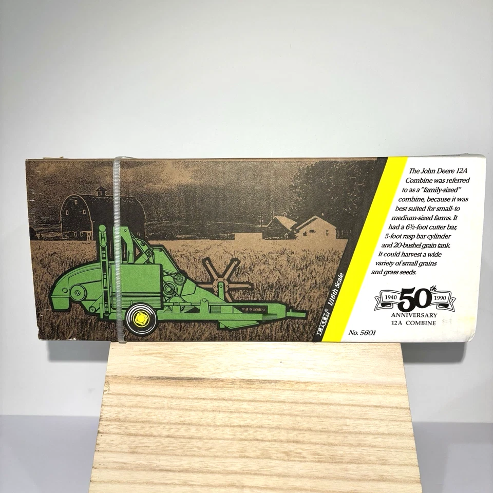 De colección 1991 ERTL John Deere 1940 12A combinación de metal fundido a presión escala 5601 1/16 Foto 4 de 4