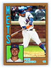Pete Alonso 2019 Topps Gold /50 ROOKIE RC 1984 Insert #11 - NY Mets / Orioles