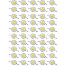 50Pcs 180 Degree 1W High Power LED SMD Different Colors Chip Lamp Beads COB