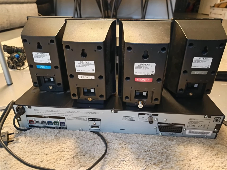 Heimkino System mit Fernbedienung - Schwarz Sony HBD-TZ230 - Bild 2 von 4