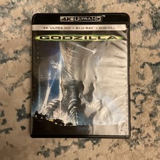 GODZILLA 1998 4K UHD  BLU-RAY no slipcover RARE OOP