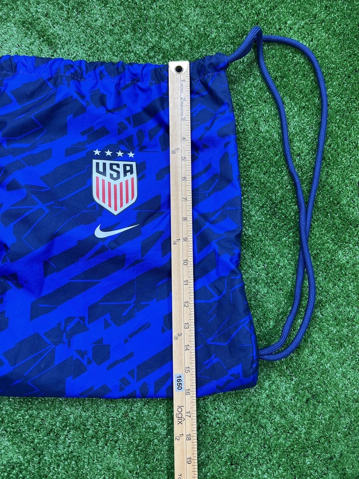 United States National Team Drawstring Bag Blue Soccer Gymsack USA Crest Nike - Image 2 of 4