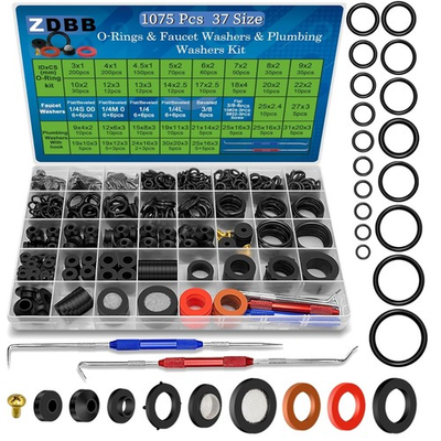 #ad #ad 1075 Pcs 3 in 1 Spigot Repair Washers Assortment Kit $45.89