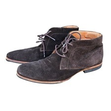 Wolf  Shepherd Striker Chukka Chocolate Brown Suede Leather Boots Woman 7 Men 9