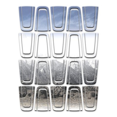 40pc. Luxury FX Chrome Wheel Skin Trim fit for 2010-2013 Kia Soul