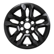 New Wheel Covers 18", Black ABS 4 PCS SET. Fits Chevy Silverado 1500 RST 2023-25
