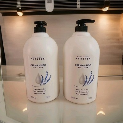Perlier Rice Milk Cremo De Riso 2L 67.6 oz Bath and Shower Gel NEW !!!