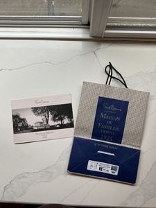 Paul Bocuse Paper bag & Wine Pairing Menu from 2024 100 Year Anniversary