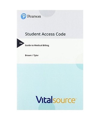 Vitalsource for Guide to Medical Billing Access Card, Brown, Sharon