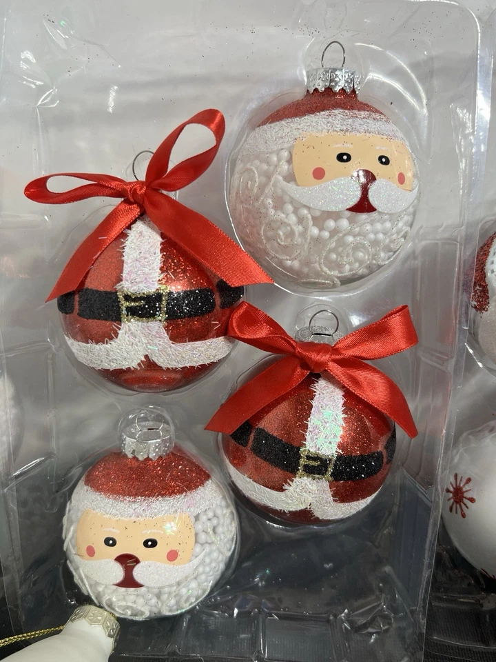 Grande Lote de 50+ Enfeites de Árvore de Natal Estilos Mistos Papai Noel Boneco de Neve Coruja Veado - Imagem 4 de 4