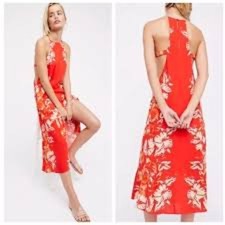 Free People “Back To You” Maxi Dress Boho Sleeveless Flowy Size S