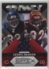 2010 Panini Epix Odyssey Materials 14/299 Cedric Benson #1 0q3