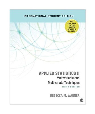 Applied Statistics II - International Student Edition: Multivariable and Multiva