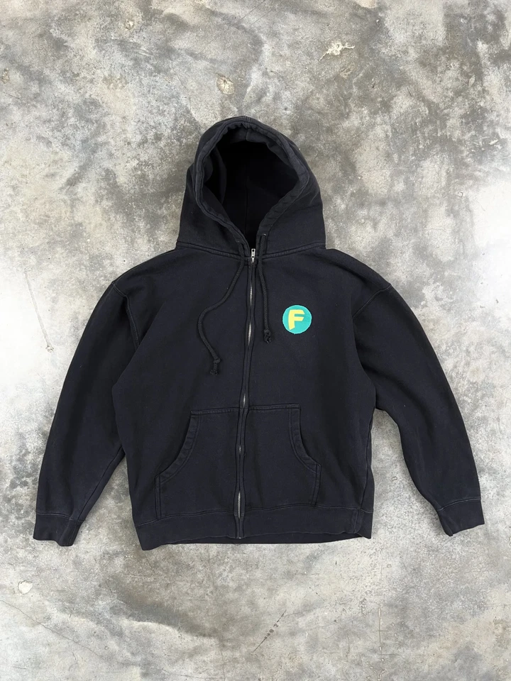 Sudadera con Capucha FTP Noid Dominos Azul Marino Cremallera Grande Trabajo Foto 2 de 3