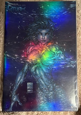 Fathom #9 Holofoil Blue Variant Top Cow Image Michael Turner NM