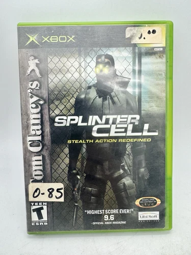 Tom Clancy's Splinter Cell (Xbox / Black Label 2002) CIB With Reg Card - TESTED