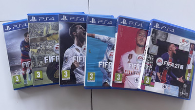 FIFA 16, 17, 18, 19, 20, 21 PS4 6 Spiele Konvolut Restposten Playstation 4, PS4, EA