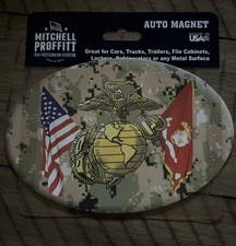 MITCHELL PROFFITT PATRIOTIC AUTO MAGNET 5.75” NIP