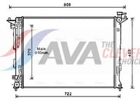 Ava Clever Choice MotorküHler WasserküHler ** Clever Fit ** HY2283 FüR Hyundai 3