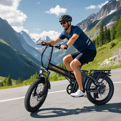 Electric Bike for Adult 30MPH 40Miles Foldable Ebike 1100W Mountain E-Bicycle - Picture 7 of 22