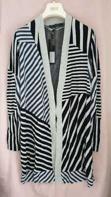 Expresso Fashion Bernsteinfarbene Strickjacke UK Medium LN006 FF 11