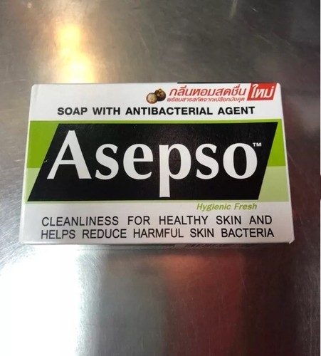 Jabón Fresco Higiénico Asepso con Agente Antibacteriano Olor Corporal Piel Saludable 80g - Imagen 4 de 17