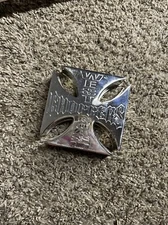 West Coast Choppers Motorcycles Cross Logo Chrome Plated Cast Ashtray