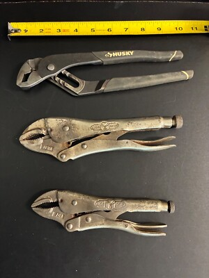#ad Mixed Hand Tool Set Vice Grips Husky Channel Lock Pliers $15.00
