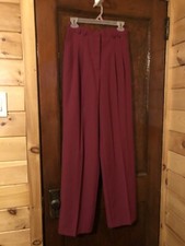 vintage high waisted pants Burgundy Size 11 Pants EUC