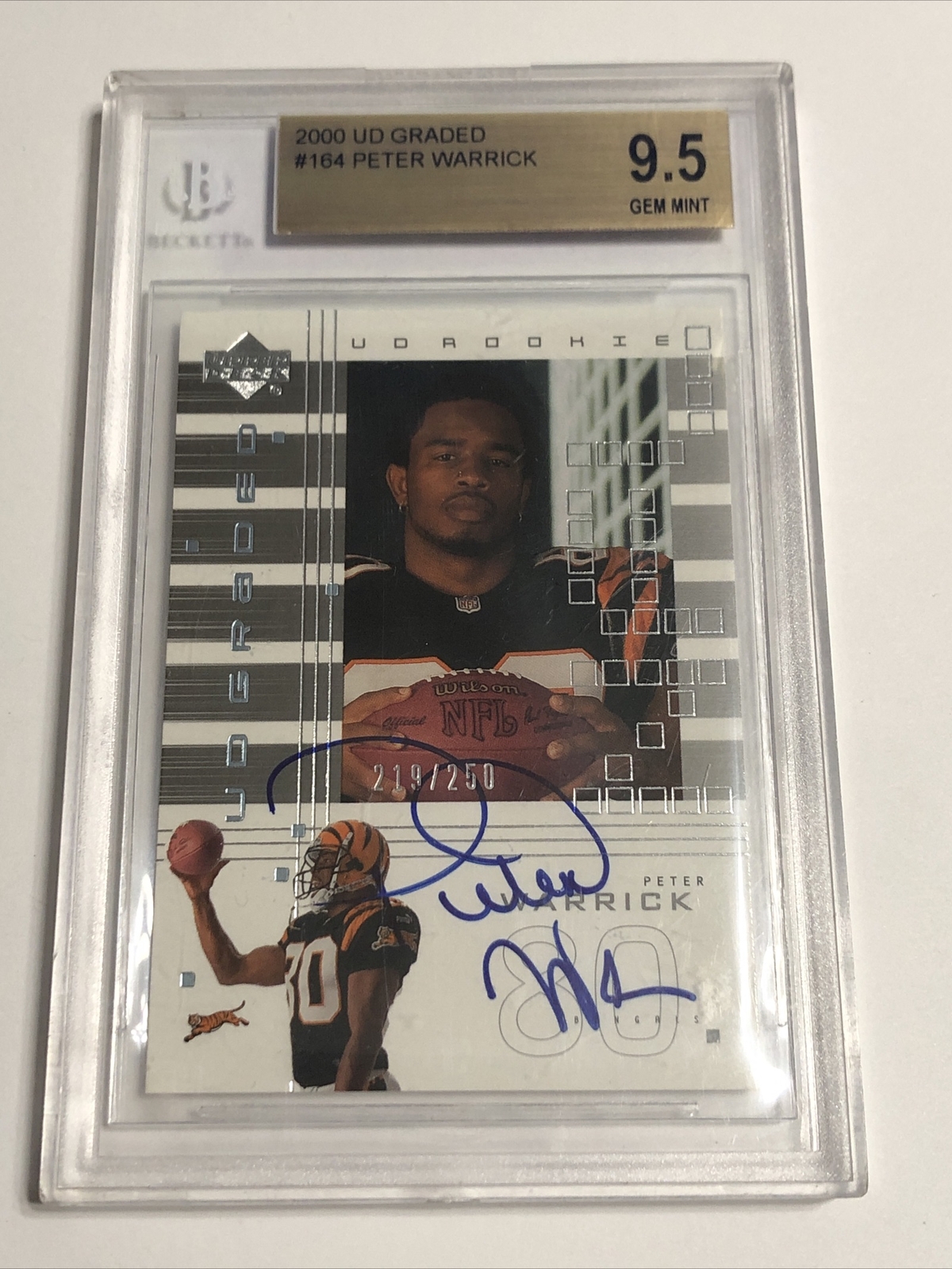 Peter Warrick U.D. Ionix UD Authentics #PW UD Authentics-Level 2