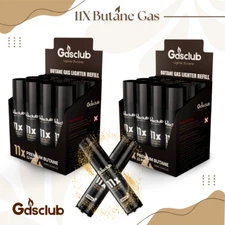 24 Cans Gasclub 11X Refined Butane Lighter Gas Fuel Refill - High Purity Premium